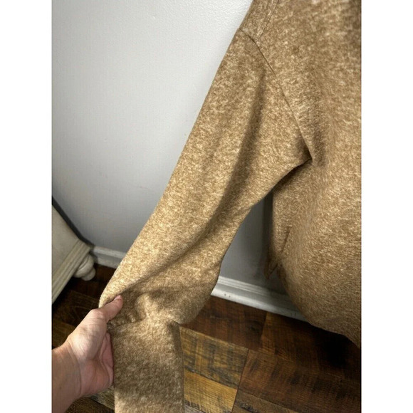 Maeve Anthropologie Women’s Sweater - M Tan Fleece - Picture 3 of 7